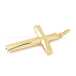Крест латунный большой подвесной&nbsp;KK-M327-07A-G