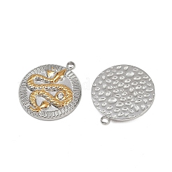 Подвески из нержавеющей стали 304 со стразами&nbsp;STAS-L290-59GP