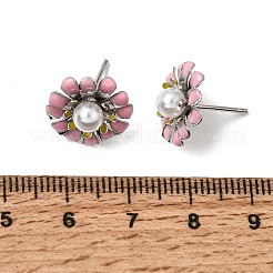 Pendientes de esmalte de latón&nbsp;KK-CBA8324-27P