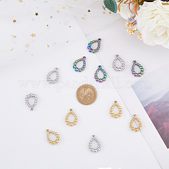 18 шт. 3-цветное ионное покрытие (IP) из нержавеющей стали 304 подвески&nbsp;STAS-DC0014-14