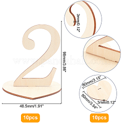 Номера деревянных столов&nbsp;WOOD-WH0112-93