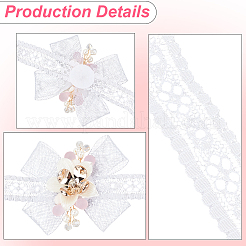 2 corsage de poignet en tissu&nbsp;AJEW-CY0002-03