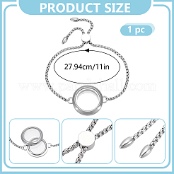 Bracelets coulissants en acier inoxydable&nbsp;BJEW-DR00018