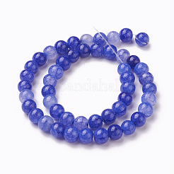 Chapelets de perles en verre craquelé&nbsp;GLAA-F098-05C-11