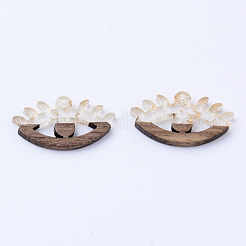 Подвески из смолы и ореха&nbsp;RESI-N025-009A-A01