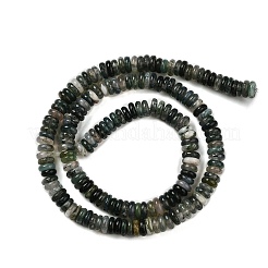 Природные моховой агат бисер нитей G-NH0062-A01-01