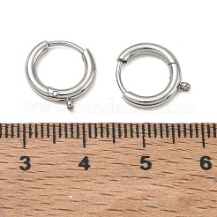 Orecchini a cerchio huggie in acciaio inossidabile 304&nbsp;SA-CBA1CA2-11P