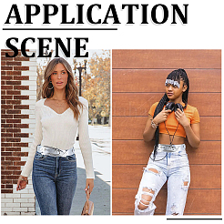 1 шт. цепочка из искусственной кожи&nbsp;AJEW-CL0001-91B