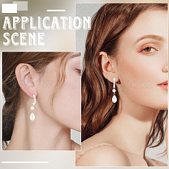 5 пара латунных гвоздиков для сережек с покрытием KK-BBC0020-92