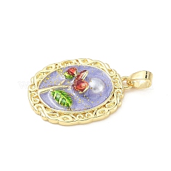 Латунь эмаль подвески KK-D358-01B-G