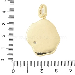 Ciondoli smaltato in ottone&nbsp;KK-F886-03G-03