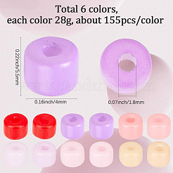 168 г двухцветных непрозрачных стеклянных бусин для выпечки&nbsp;SEED-SP0001-03A-02