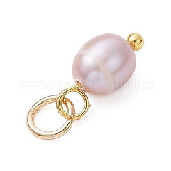 Натуральные культивированные пресноводные жемчужные рисовые подвески&nbsp;PALLOY-JF04841