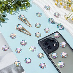 110 шт. кабошоны из смоляных стразов RESI-FG0001-04