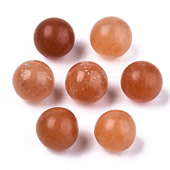 Натурального красного бисера авантюрин G-R483-09B-8mm