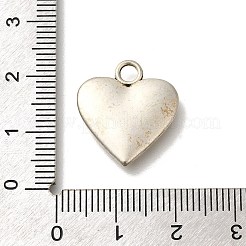 合金ペンダント  アンティークシルバーチャーム  ハート  19x17.5x3mm  穴：2.5mm&nbsp;FIND-U023-02AS-04