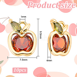 10 шт. подвески из кубического циркония&nbsp;KK-BC0012-65