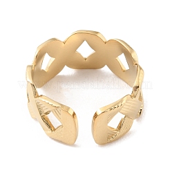 Кольца-манжеты из нержавеющей стали 304 с полыми кольцами бесконечности RJEW-D002-41G