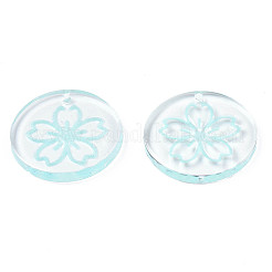 Transparente Harzanhänger&nbsp;RESI-N030-004B