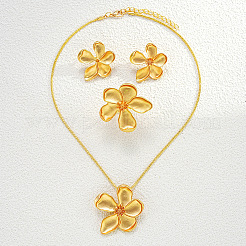 Ожерелья с подвесками из цветочного сплава&nbsp;FS-WGFCF53-01