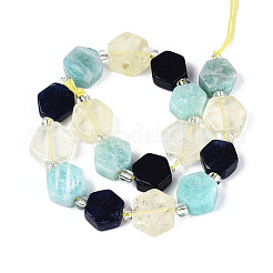 Нити из натуральных бусин содалита&nbsp;G-N358-03A-06