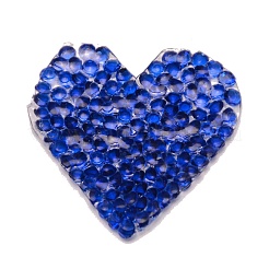 Coeur paillettes correctif strass&nbsp;DIY-WH0268-17F
