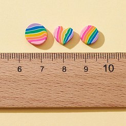 100шт 2 стилей ручной работы из полимерной глины CLAY-FS0001-18