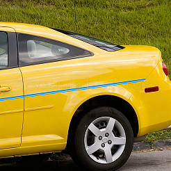 4 Stück 4 Farben Kunststoff-Autoaufkleber&nbsp;DIY-FH0010-57