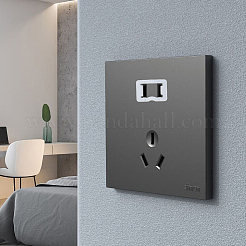 18 шт. нейлоновая крышка американского конвертера розетки&nbsp;AJEW-CN0003-75