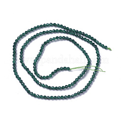 Natürliche weiße Jade perlen Stränge&nbsp;G-F596-46D-3mm