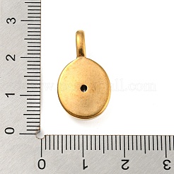 Vergoldete Strassanhänger aus Edelstahl 304&nbsp;STAS-Q253-01G-05