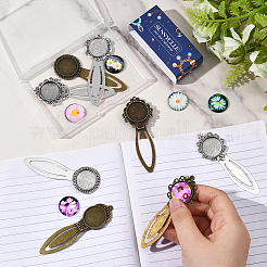 Наборы для изготовления плоских круглых закладок своими руками&nbsp;DIY-SC0032-07A