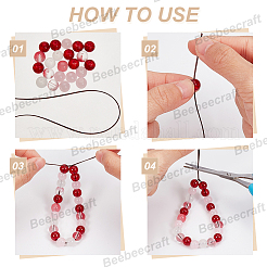 3 рулон плоской эластичной хрустальной нити EW-BBC0001-03A