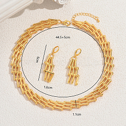 Винтажные железные многослойные ожерелья и серьги для женщин&nbsp;BR3637