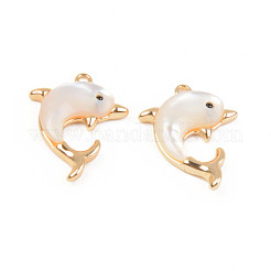 Подвески из натурального белого жемчуга SHEL-T017-26G