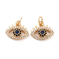 Латунные подвески из кубического циркония с микропаве KK-D065-12G