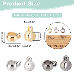 300 шт. 3-х цветные пластиковые трубчатые дужки ccb FIND-DC0001-43