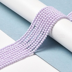 Нити бусины с имитацией жемчуга кубического циркония ZIRC-P109-03A-03