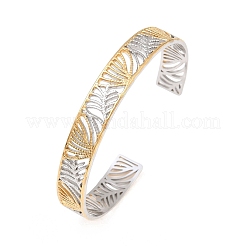 Bracelets manchettes en acier inoxydable 304 pour femmes&nbsp;SA-H001-06GP