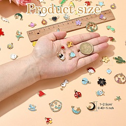 30шт 30 стиля подвески из сплава с эмалью&nbsp;ENAM-YW0003-99