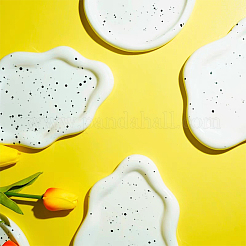 Фарфоровый поднос в форме облака AJEW-WH0326-62