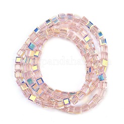 Гальванизируйте прозрачное стекло бисер нитей&nbsp;EGLA-B011-07A-AB05