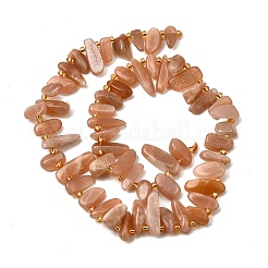 Натуральный Sunstone бисер пряди G-Z091-A18