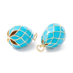 Подвески из латуни с эмалью в стойку KK-B053-02G