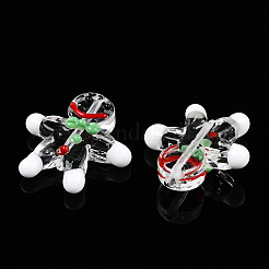 Пряничный человечек ручной работы бусины лэмпворк&nbsp;LAMP-G150-04C