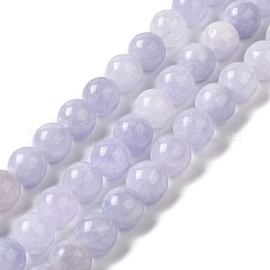 Naturali tinti giada bianca fili di perline&nbsp;G-M402-C03-10