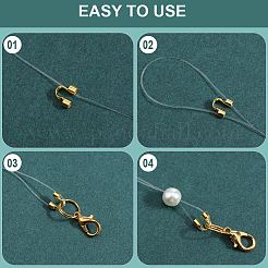 600шт латунная проволочная защита&nbsp;KK-SP0001-95G