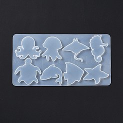 Силиконовые Молды на тему морских животных&nbsp;DIY-D076-01