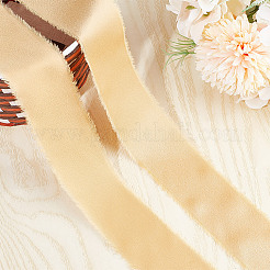 3 Rolle ausgefranstes Polyester-Satinband&nbsp;OCOR-DR0001-03C