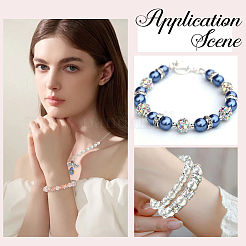 300 шт. Латунные бусины со стразами RB-SP0001-02